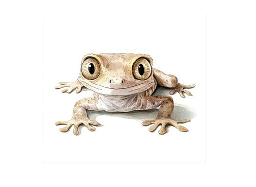 Adorable Brown Gecko Clipart Bundle