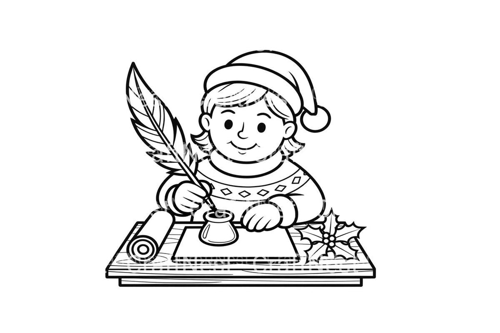 Christmas Preparations Coloring Books