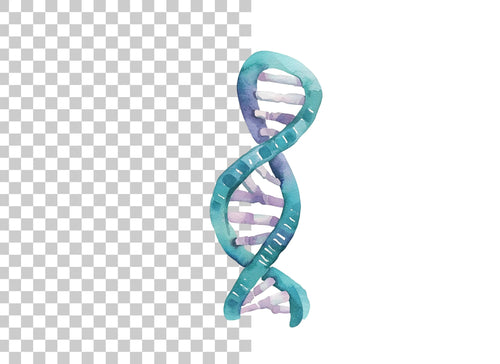 Abstract DNA Helix Clipart Bundle