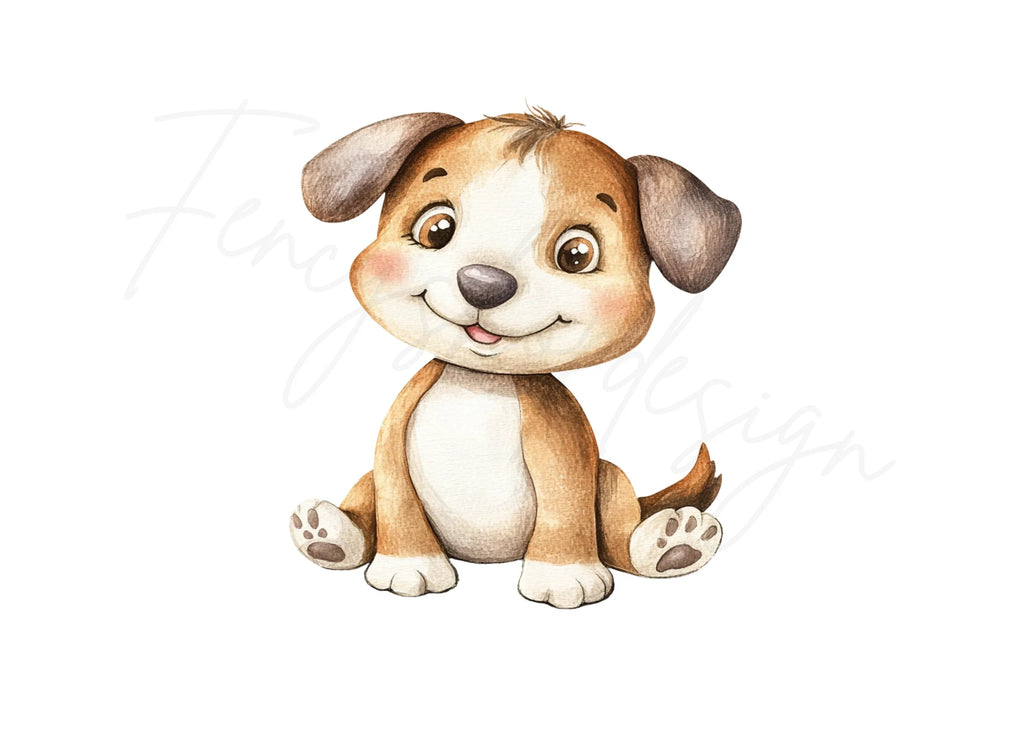 Adorable Puppy Clipart Bundle
