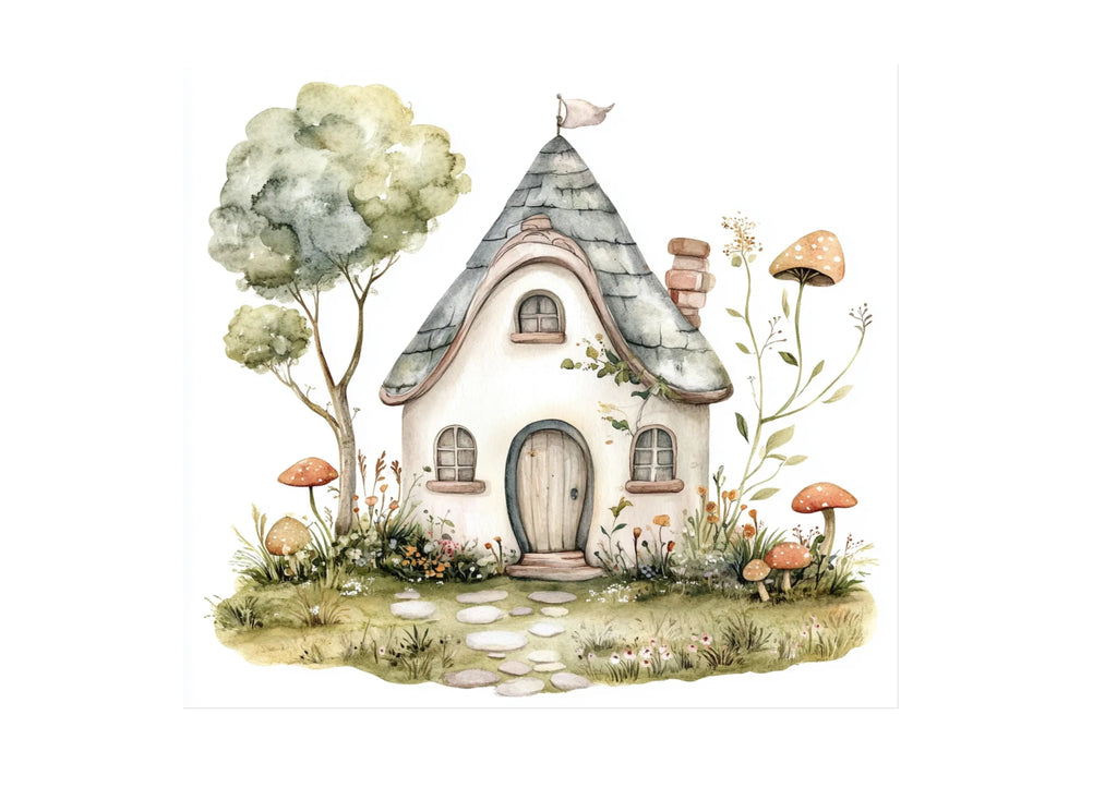 Enchanted Forest Homes Clipart Bundle