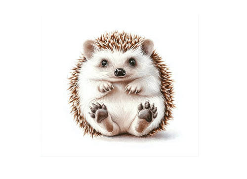 Adorable Hedgehog Clipart Bundle