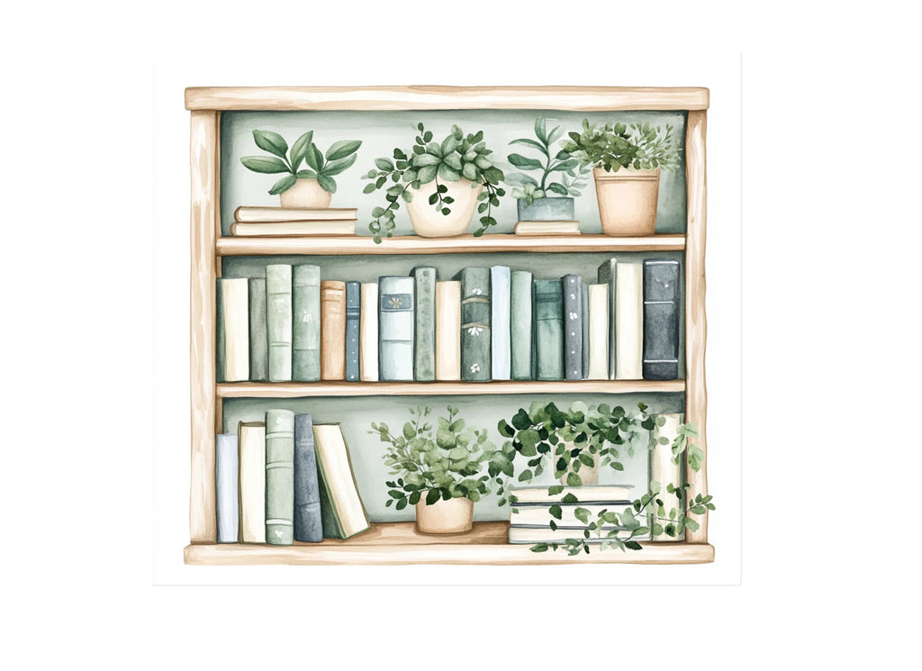Bookshelf Clipart Bundle