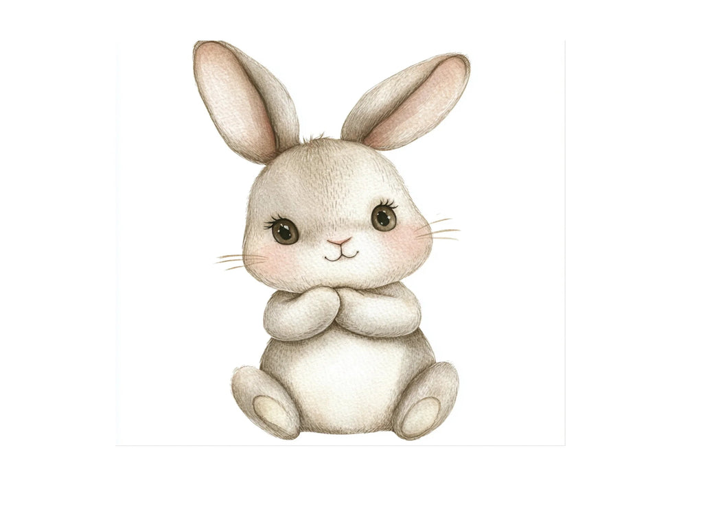 Charming Fluffy Bunny Clipart Bundle