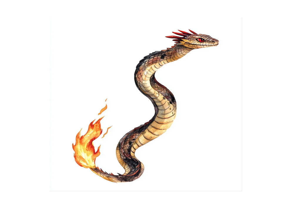 Fiery Dragon Clipart Bundle