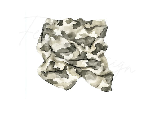 Camouflage Pattern Clipart Bundle