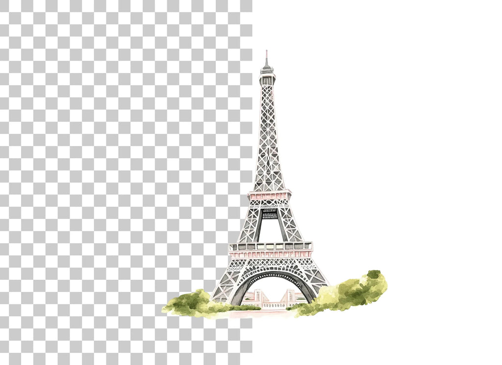 Eiffel Tower Clipart Bundle