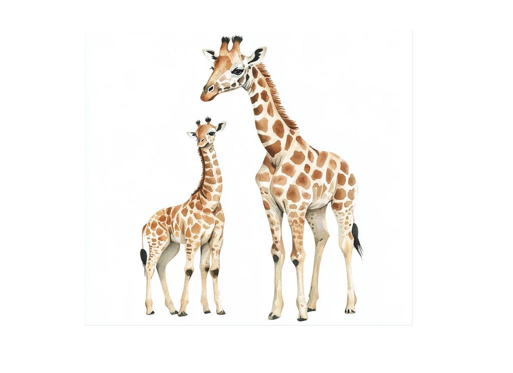 Giraffe Family Clipart Bundle