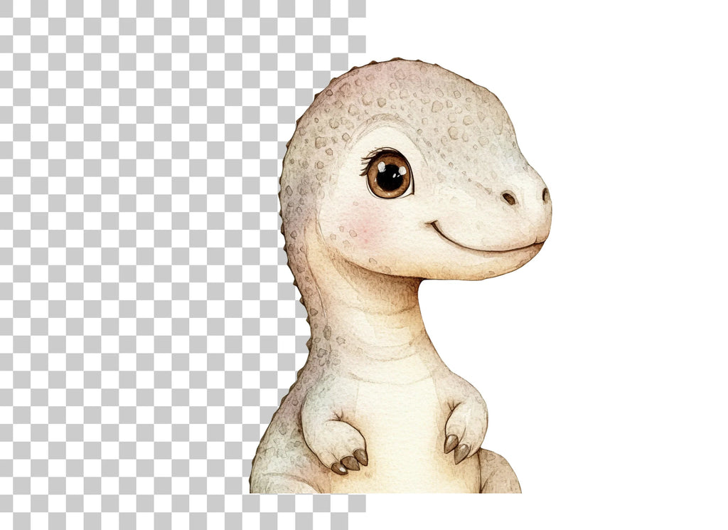 Cute Baby Rex Dinosaur Clipart Bundle