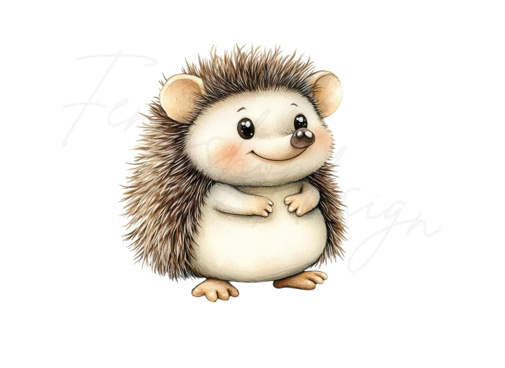 Charming Hedgehog Clipart Bundle