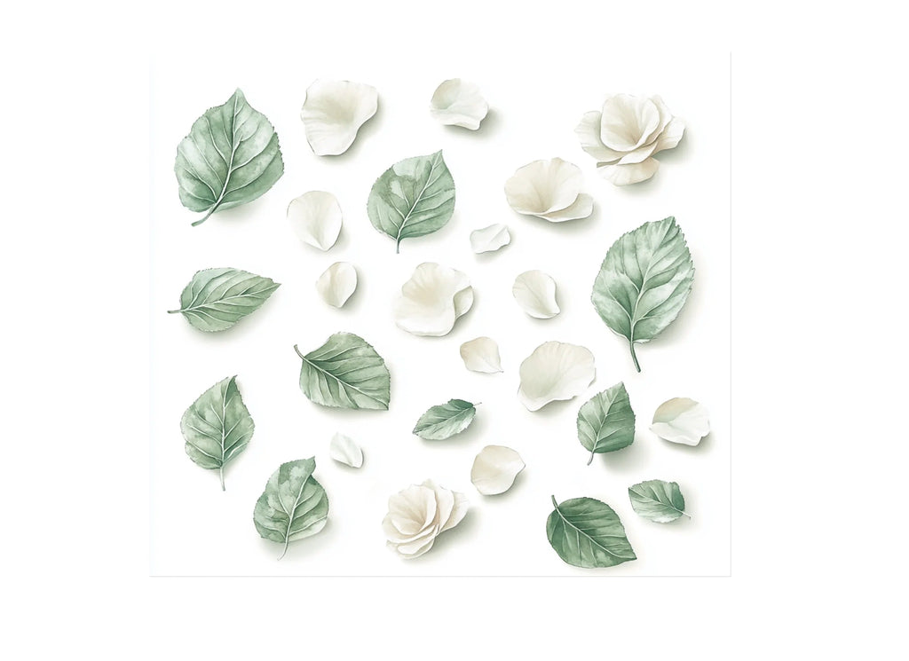 Assorted Leaves and Petals Clipart Bundle