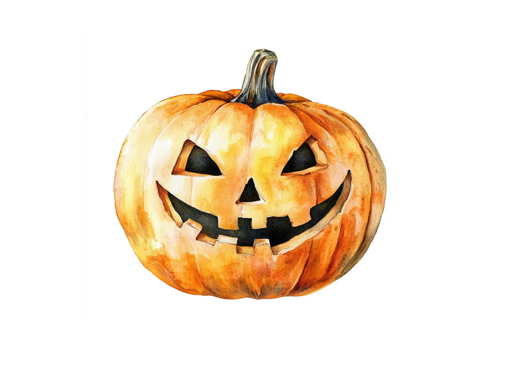 Spooky Halloween Jack-O'-Lantern Clipart Bundle