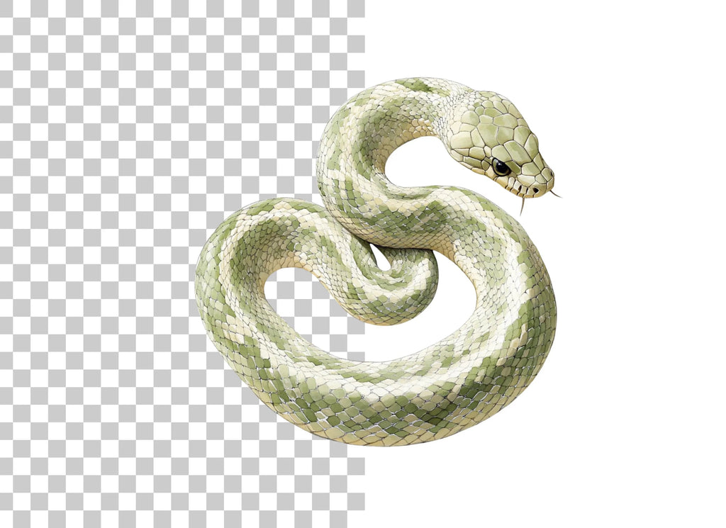 Green Tree Python Clipart Bundle