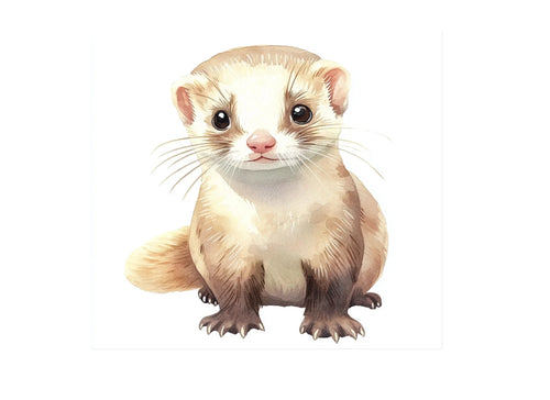 Adorable Ferret Clipart Bundle