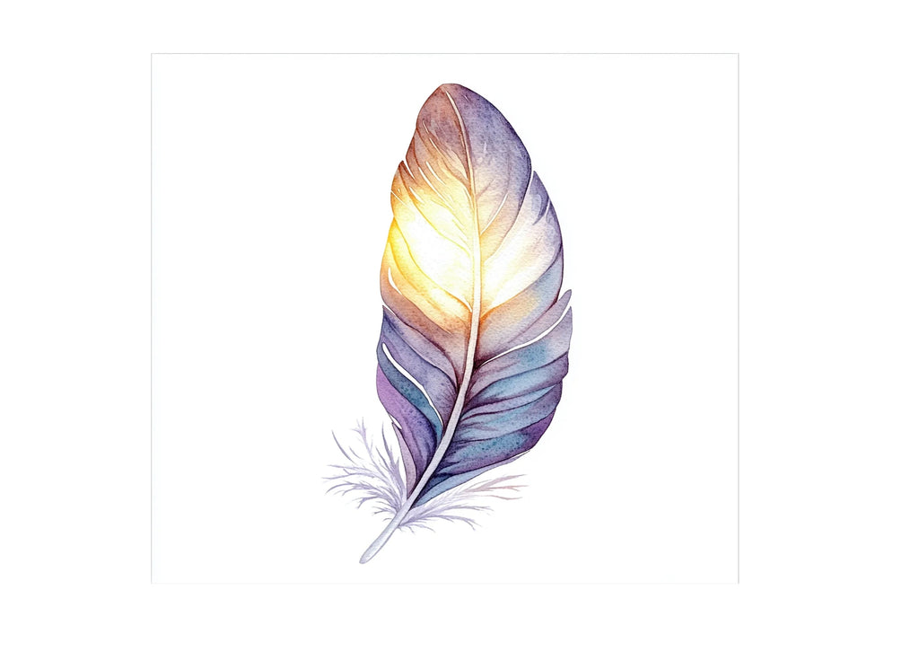 Vibrant Feather Clipart Bundle
