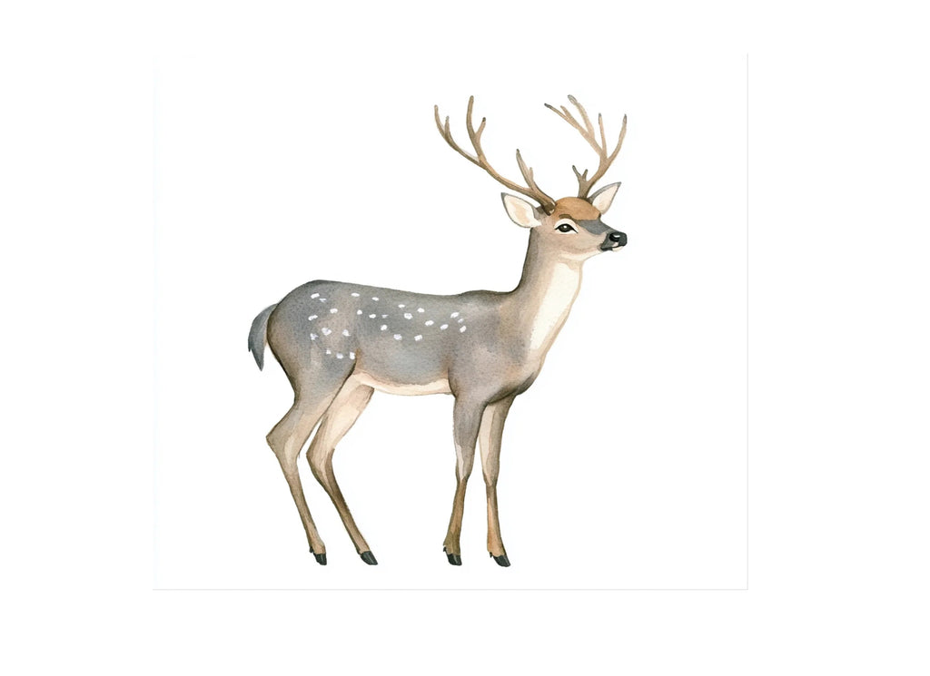 Spotted Deer Clipart Bundle