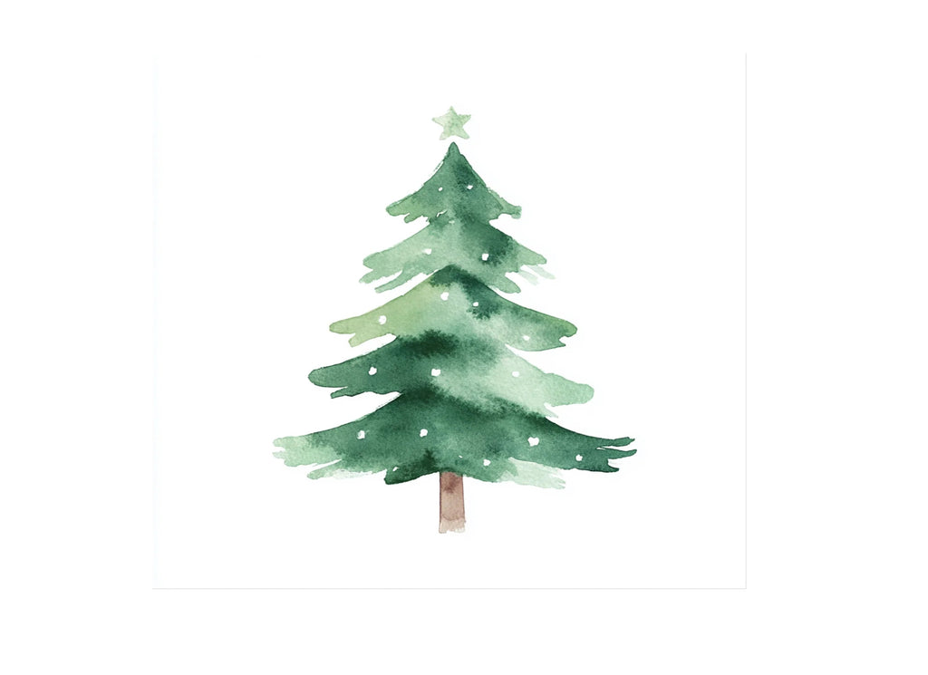 Green Pine Tree Clipart Bundle