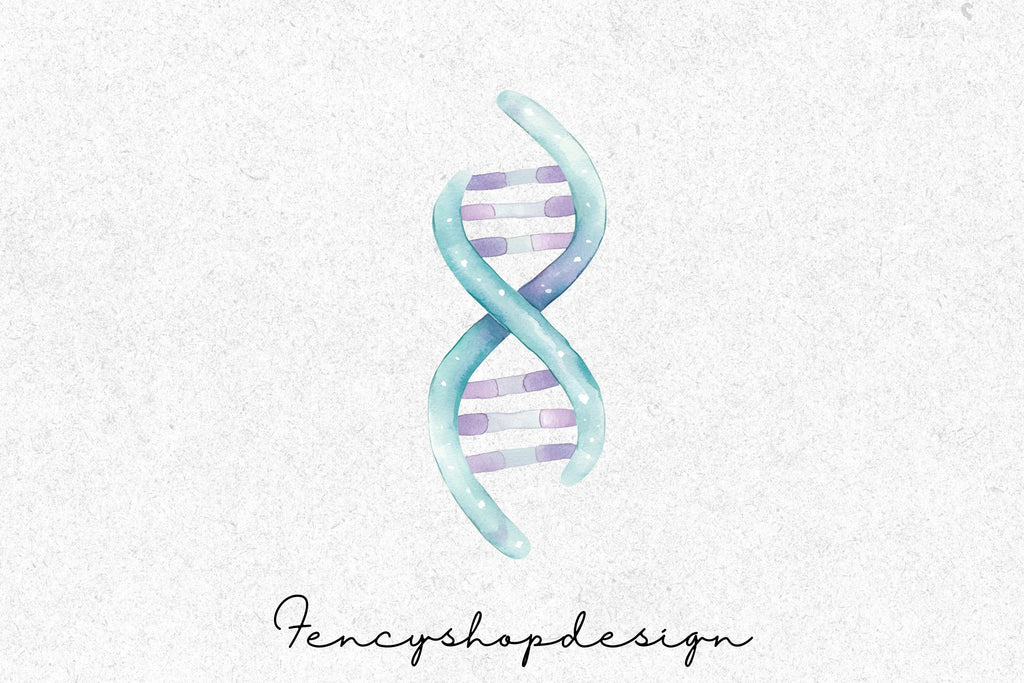 DNA Helix Science Clipart Bundle