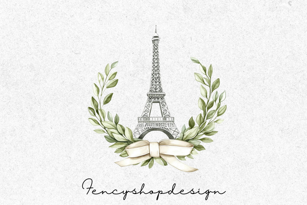 Eiffel Tower Clipart Bundle