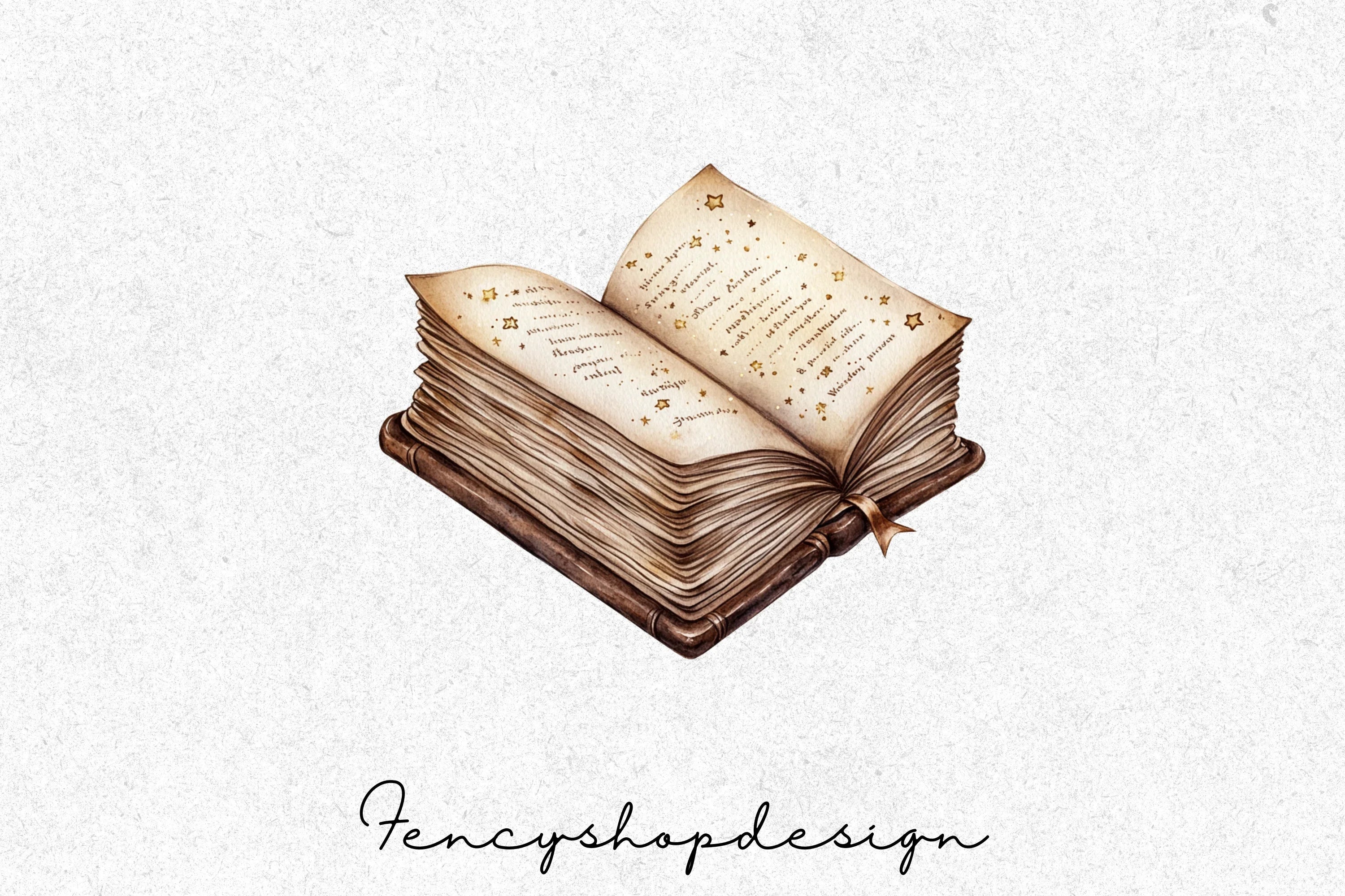 Magical Open Books Clipart Bundle