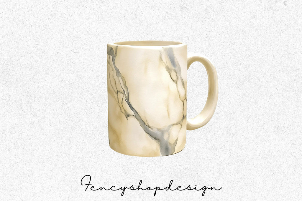Elegant Gold Marble Clipart Bundle