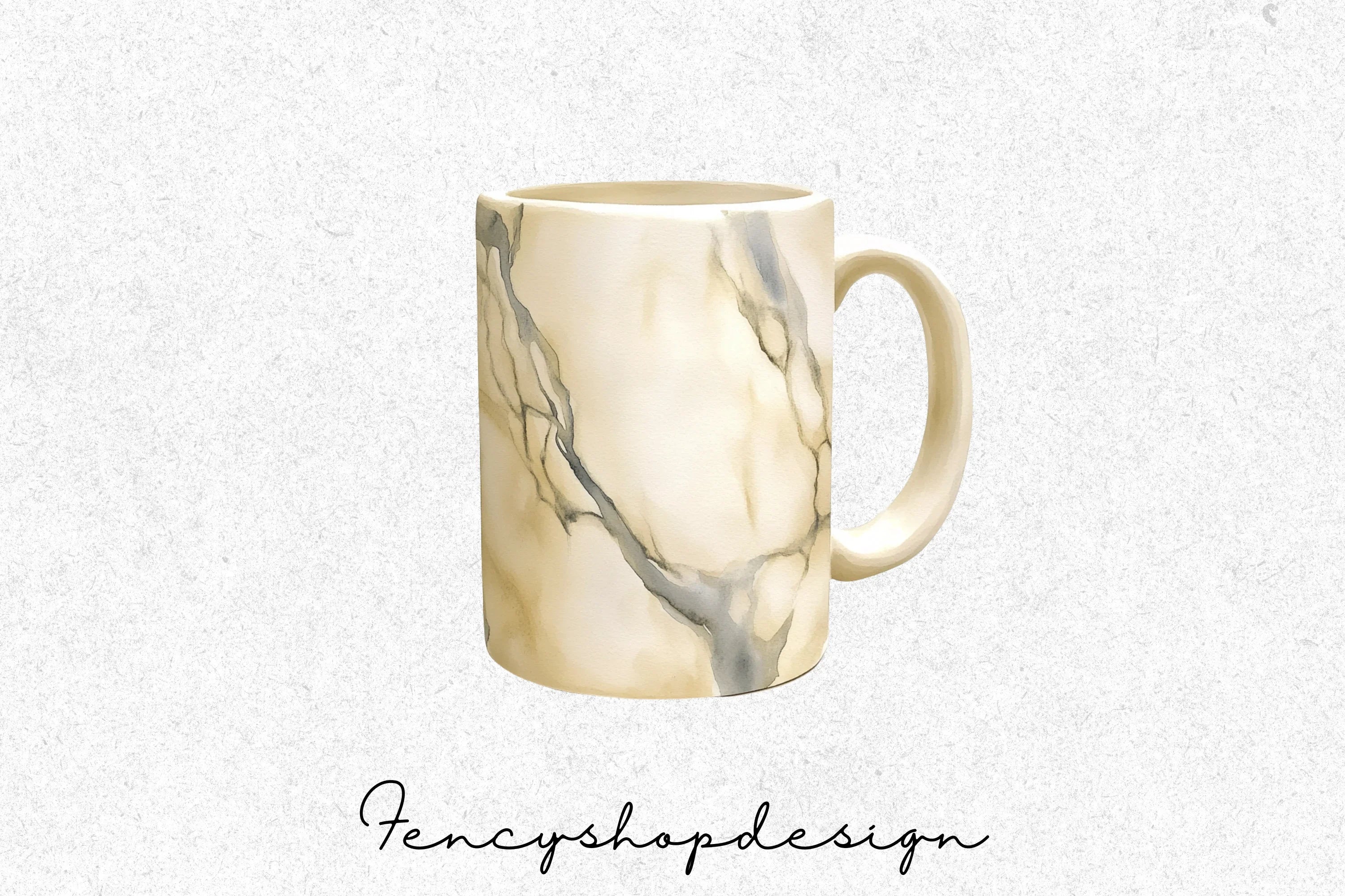 Elegant Gold Marble Clipart Bundle