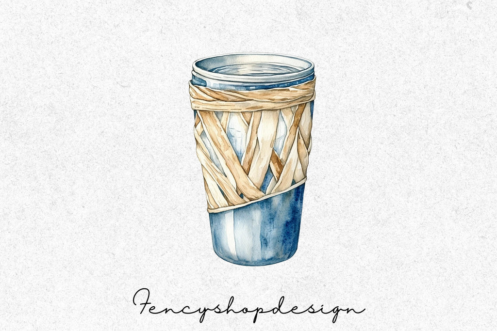 Abstract Boho Tumbler Clipart Bundle