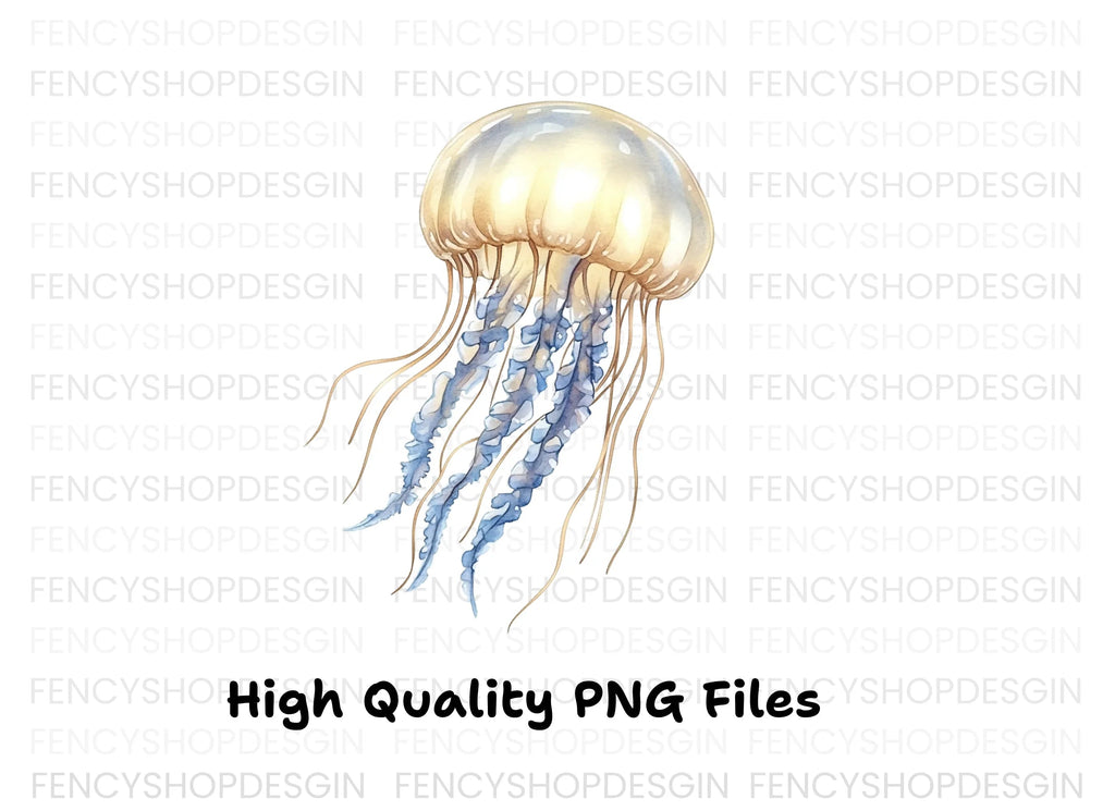 Graceful Jellyfish Clipart Bundle