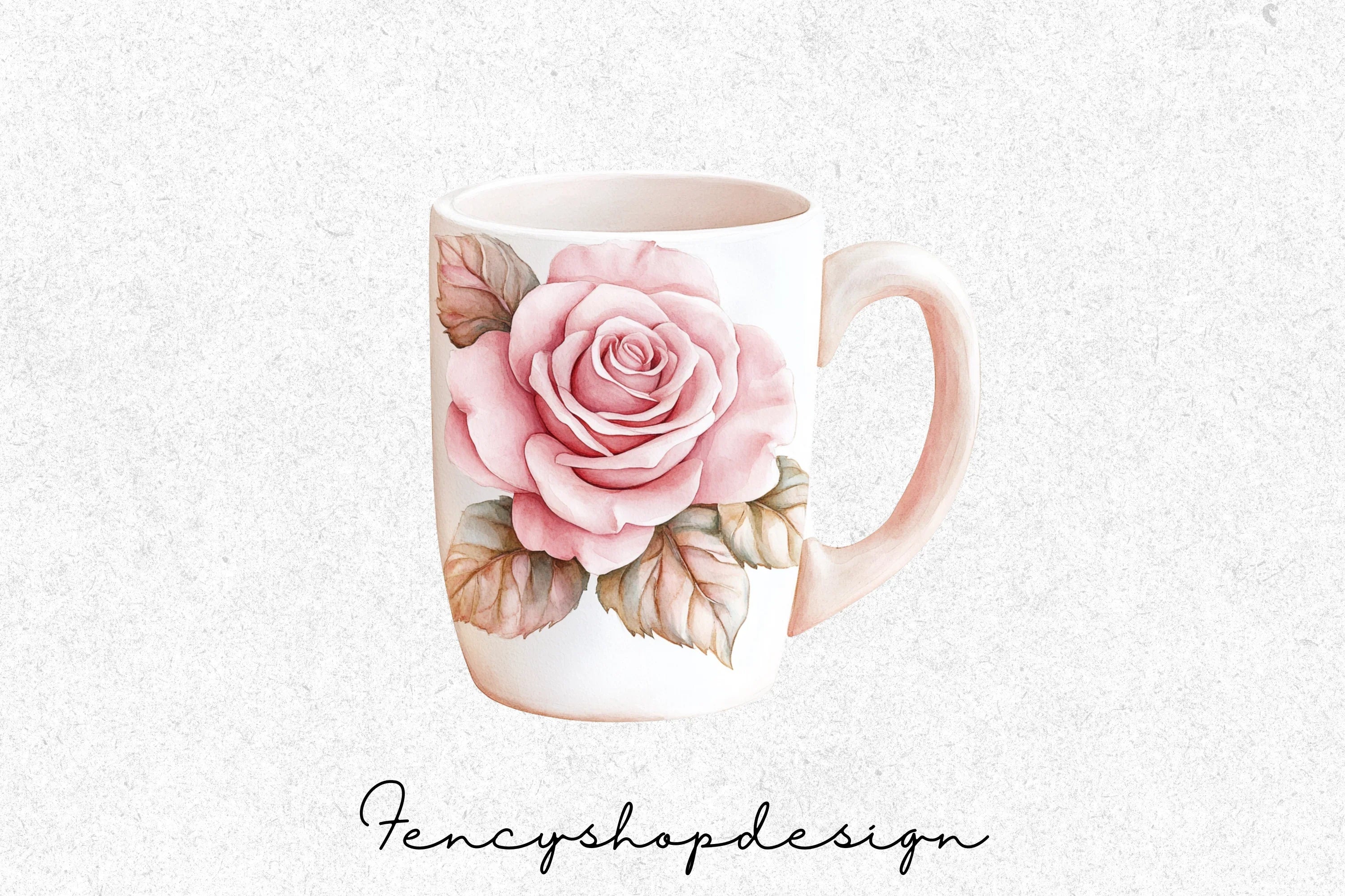 Rose Floral Clipart Bundle