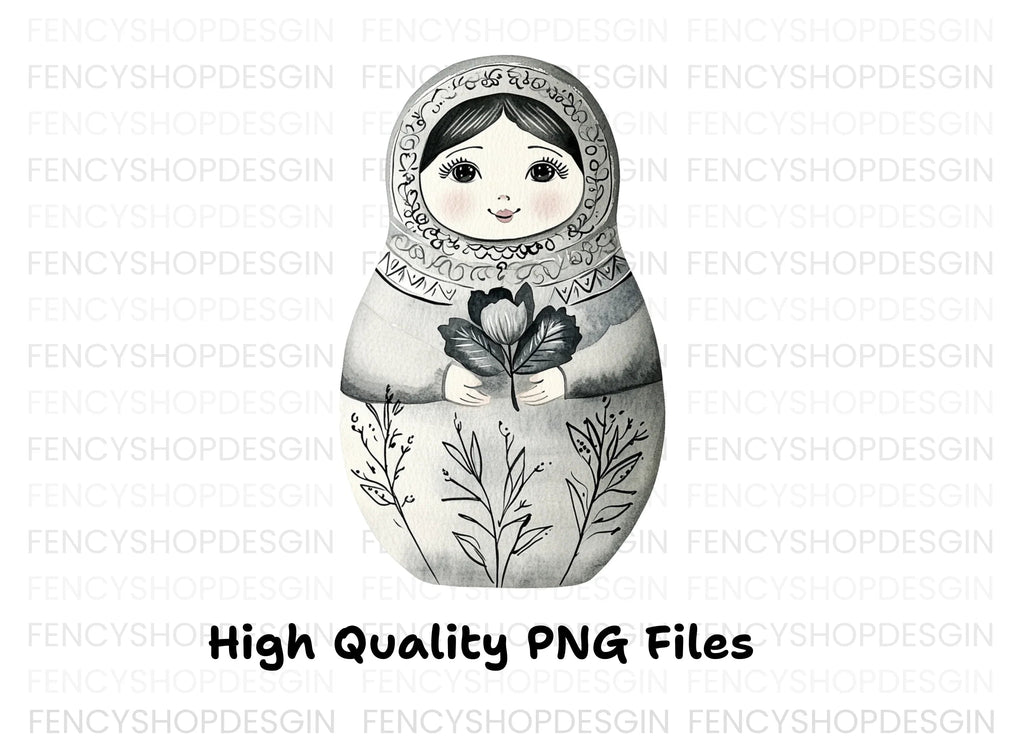 Matryoshka Dolls Clipart Bundle