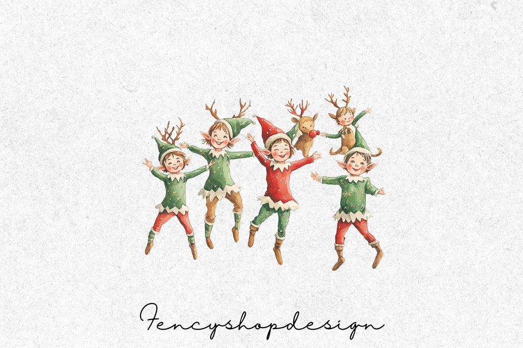 Christmas Ballet Stage Performance Clipart Bundle