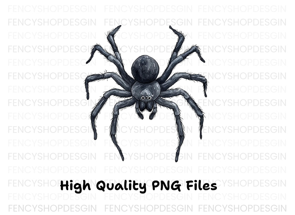 Dark Spider Clipart Bundle
