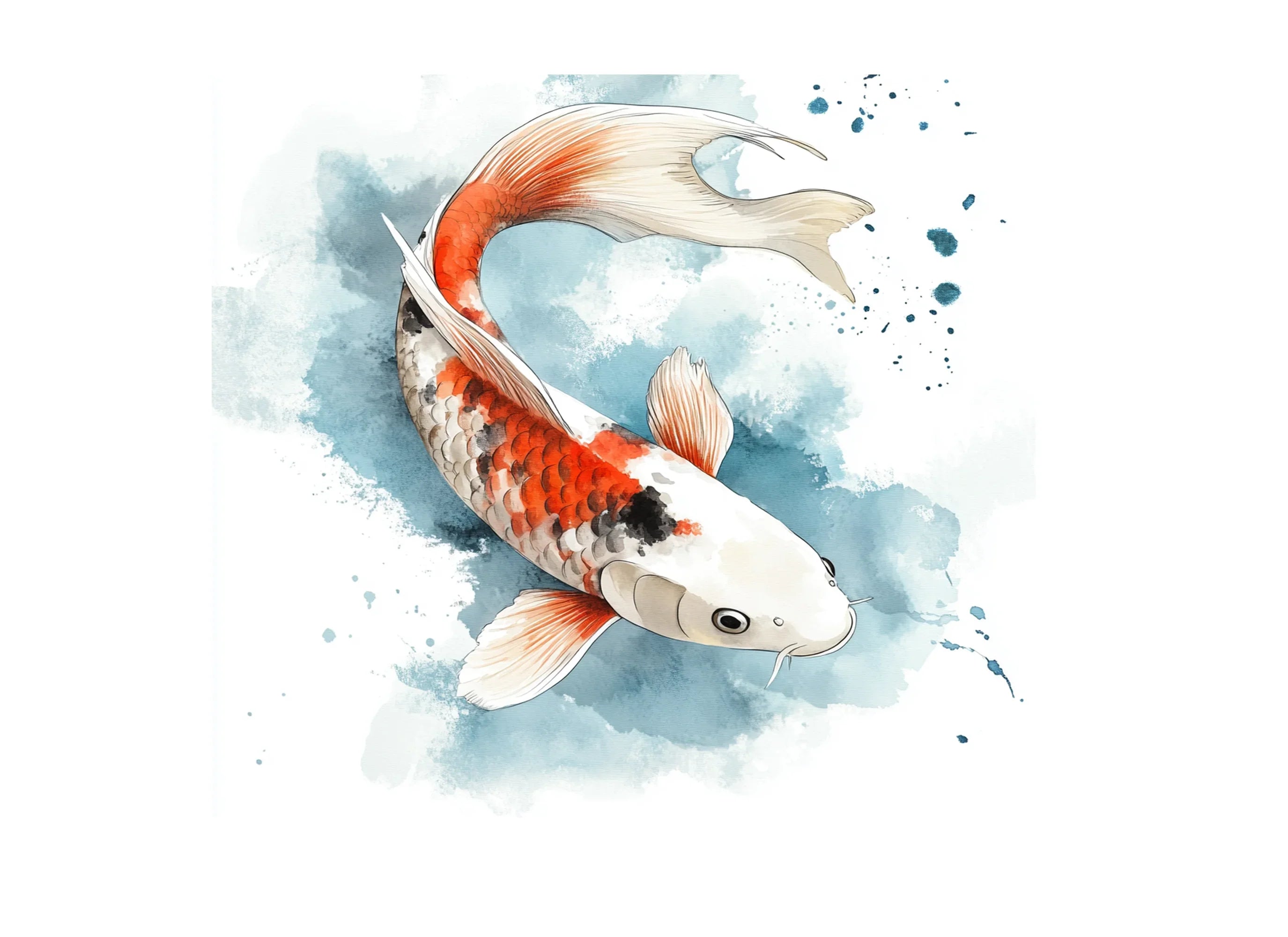 Koi Fish Clipart Bundle