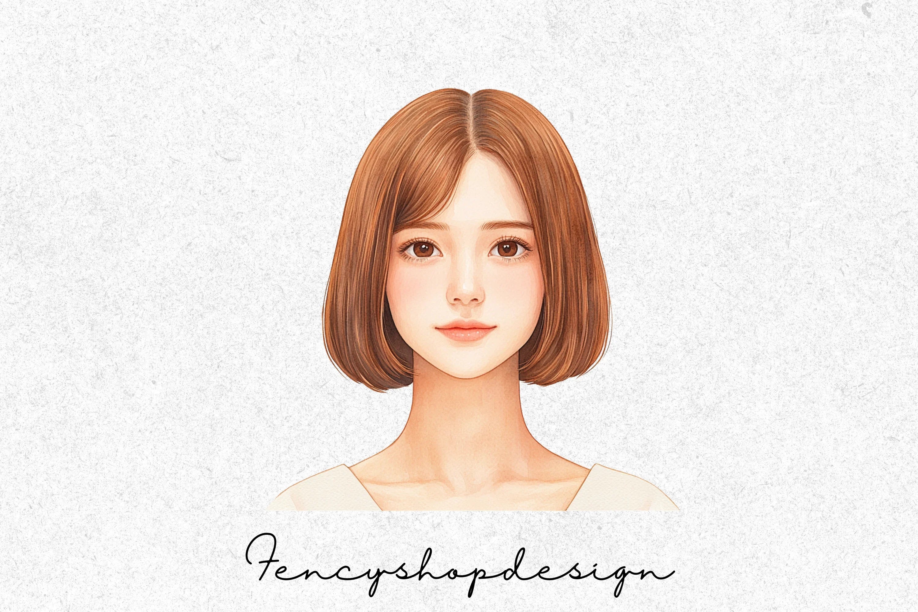 Woman Portrait Clipart Bundle