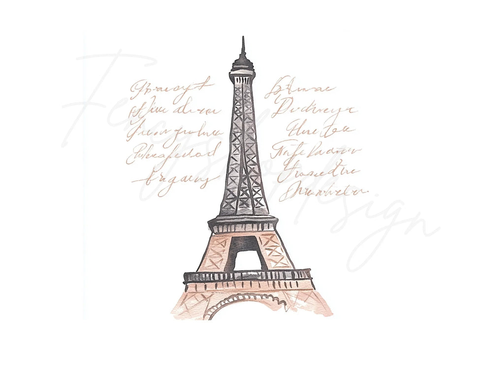 Eiffel Tower Clipart Bundle