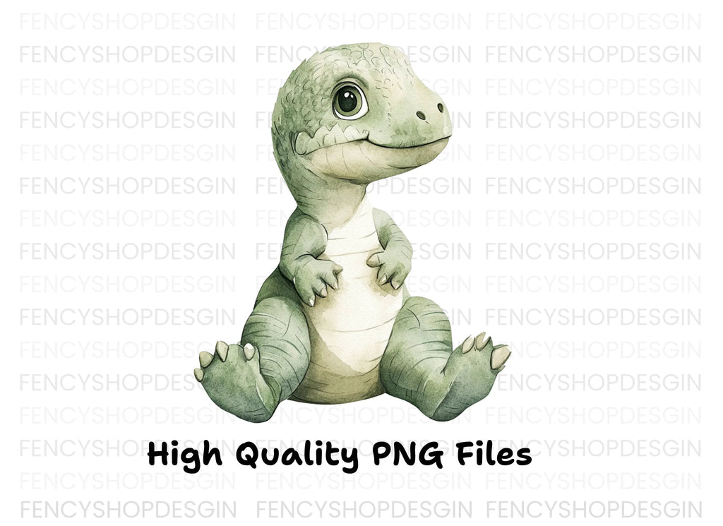Cute Baby Dinosaur Clipart Bundle