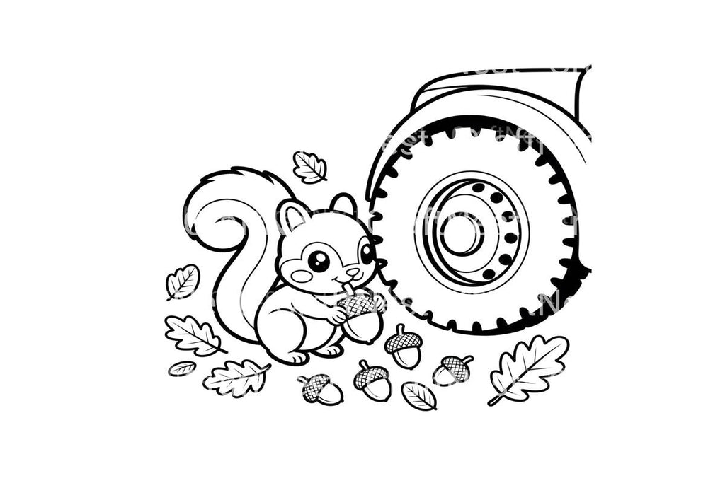 Farmer Loading Pumpkins Coloring Books