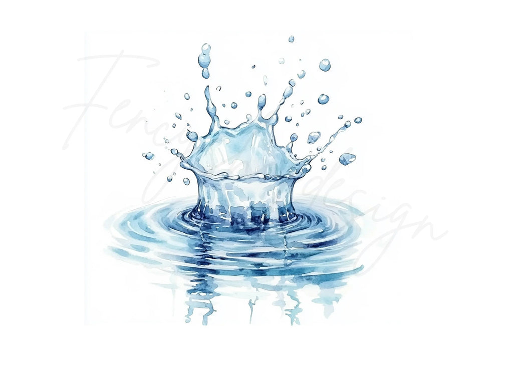 Water Splash Clipart Bundle