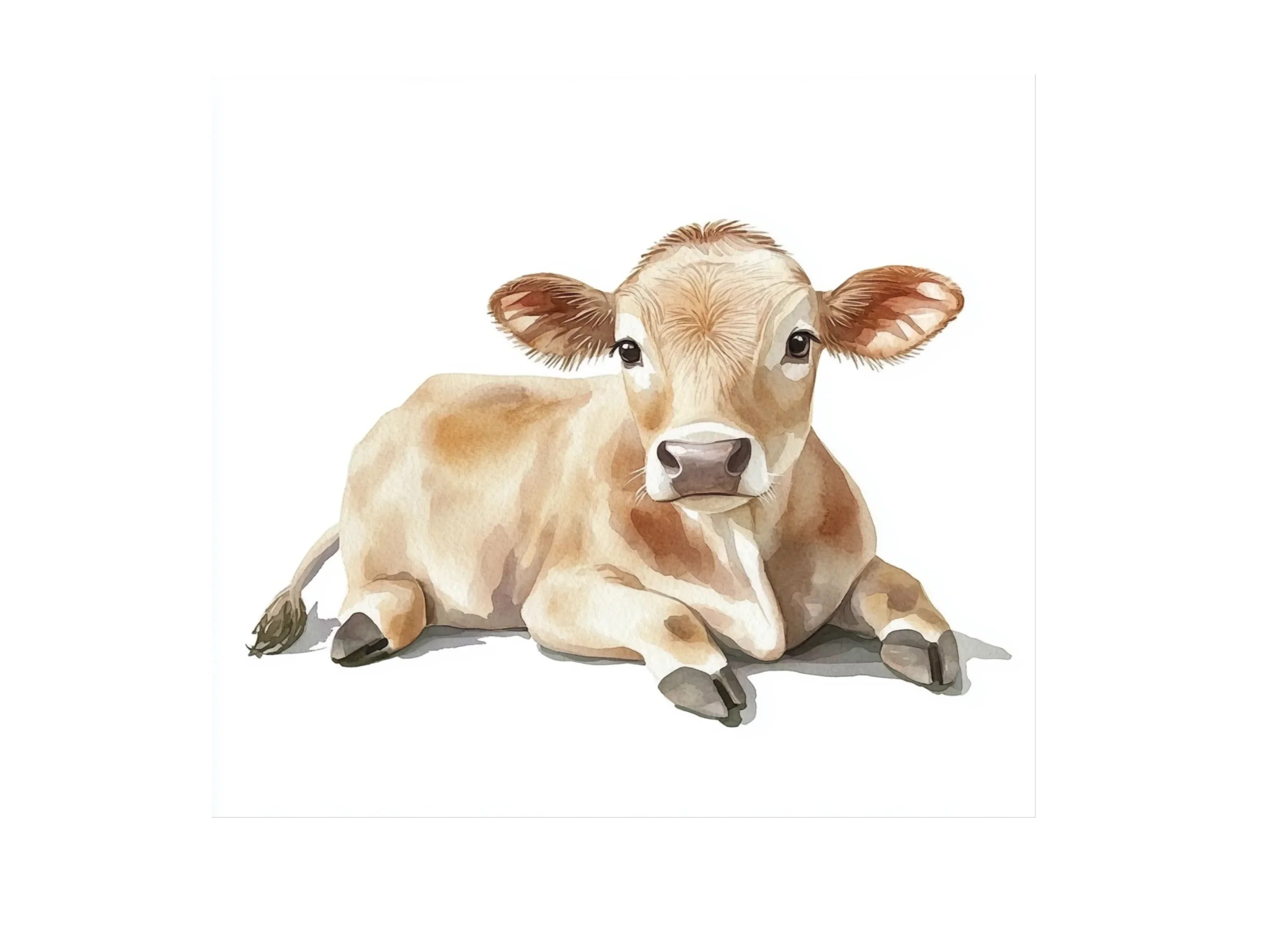 Sweet Calf Clipart Bundle