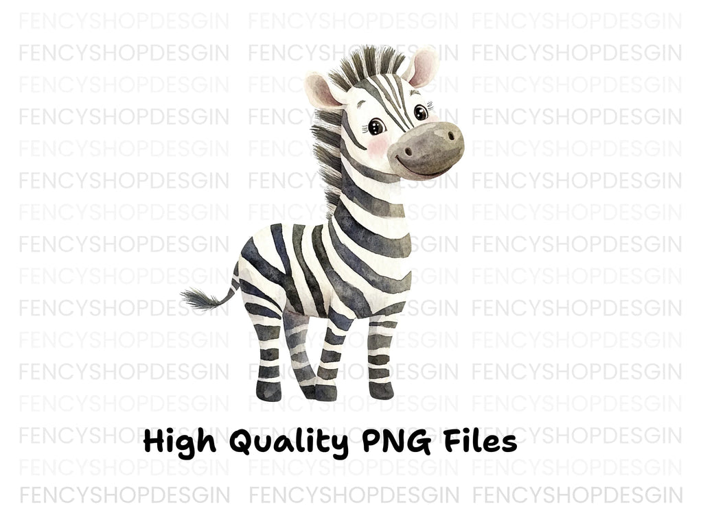 Cute Zebra Clipart Bundle