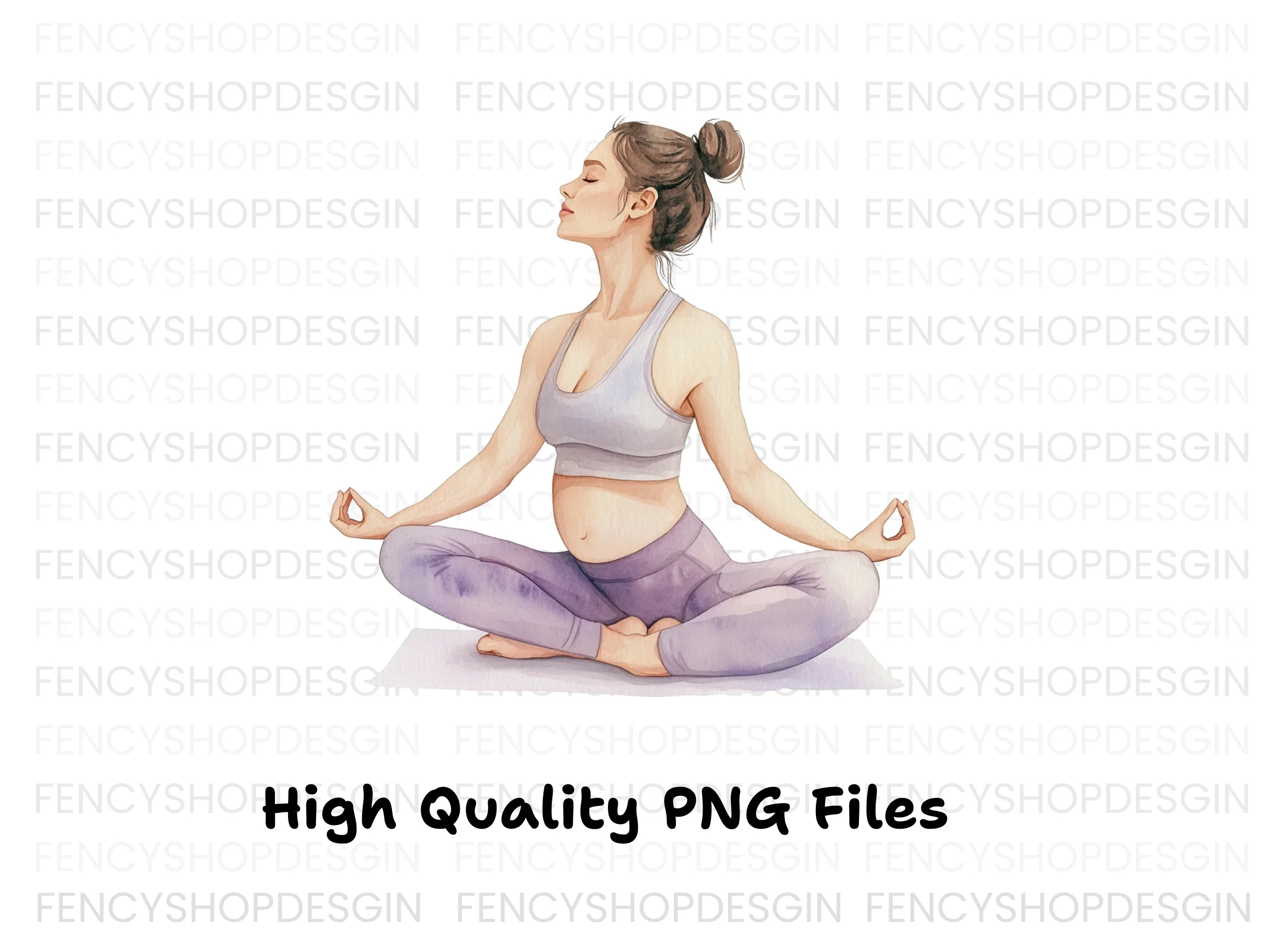 Yoga Poses Clipart Bundle
