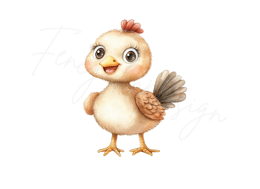 Charming Baby Chick Clipart Bundle