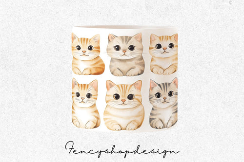 Adorable Cat Clipart Bundle