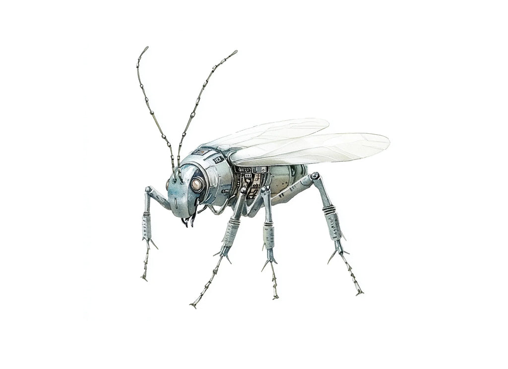 Futuristic Robot Insect Clipart Bundle