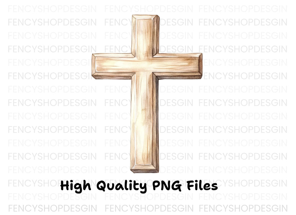 Wooden Cross Clipart Bundle