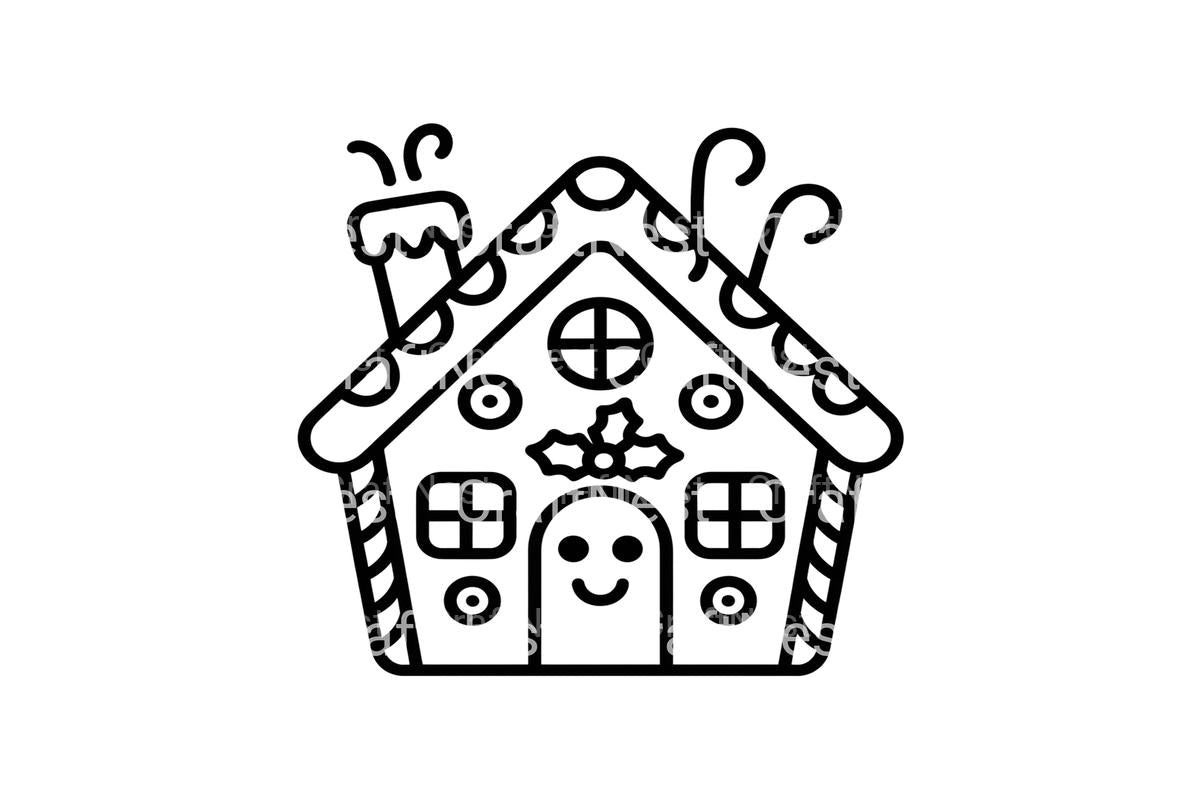 Gingerbread House Coloring Books