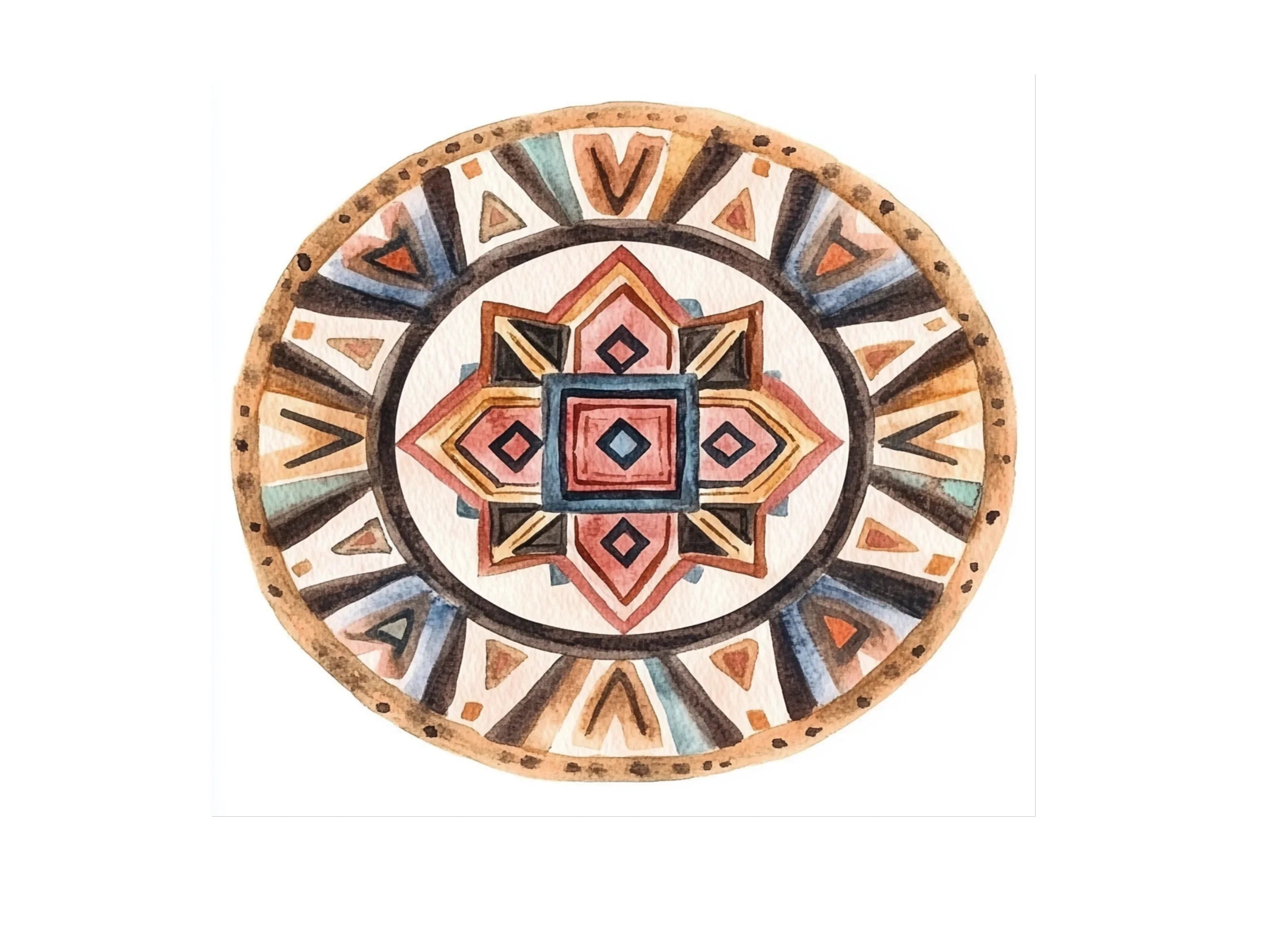 Boho Geometric Clipart Bundle