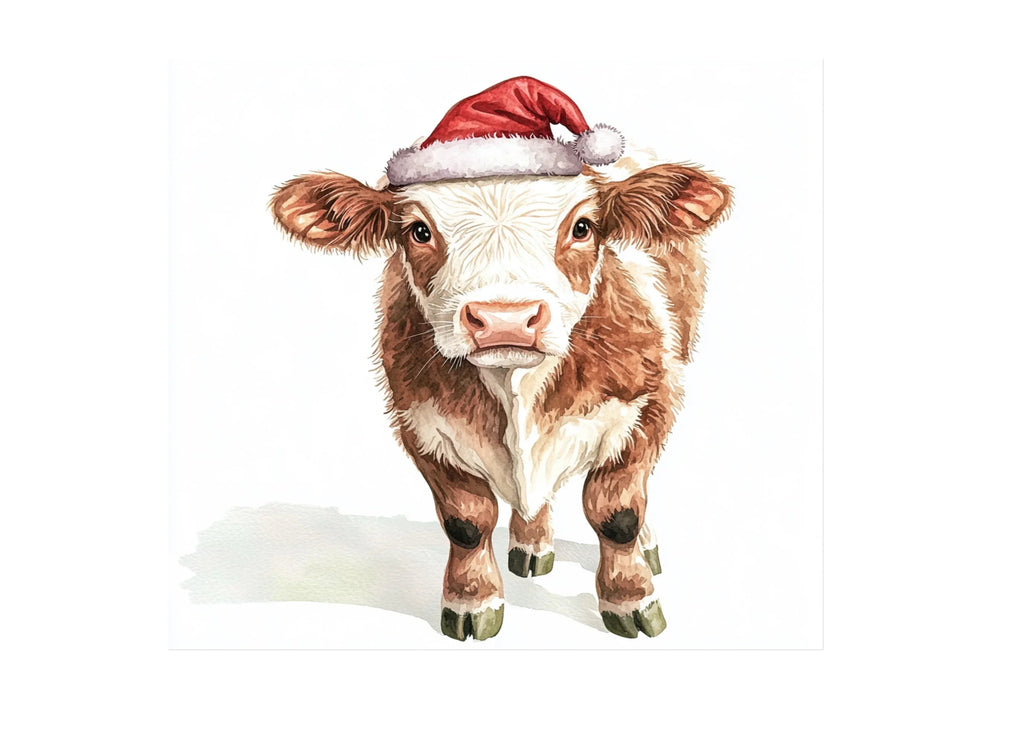 Christmas Calf Clipart Bundle