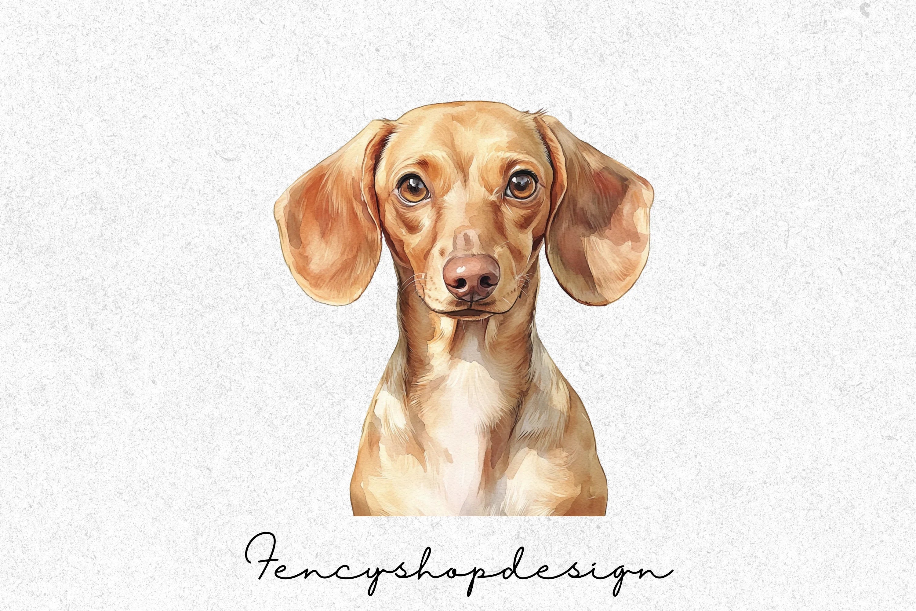 Adorable Dachshund Dog Clipart Bundle