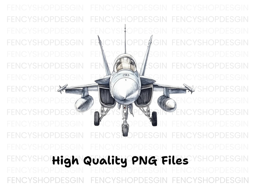 Military Fighter Jets Clipart Bundle